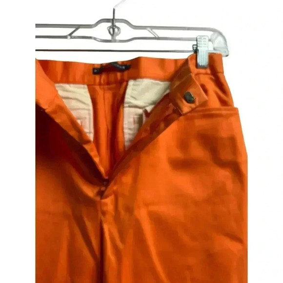 Ralph Lauren Orange Pants Size 8 Black Label - Picture 6 of 12